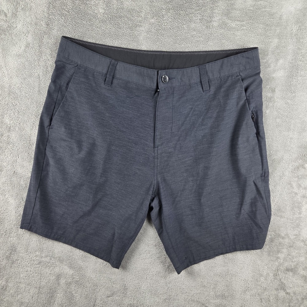 Vuori Aim Navy Grey Golf "Inseam Shorts Men's Sz 33(35) Sportswear Performance
